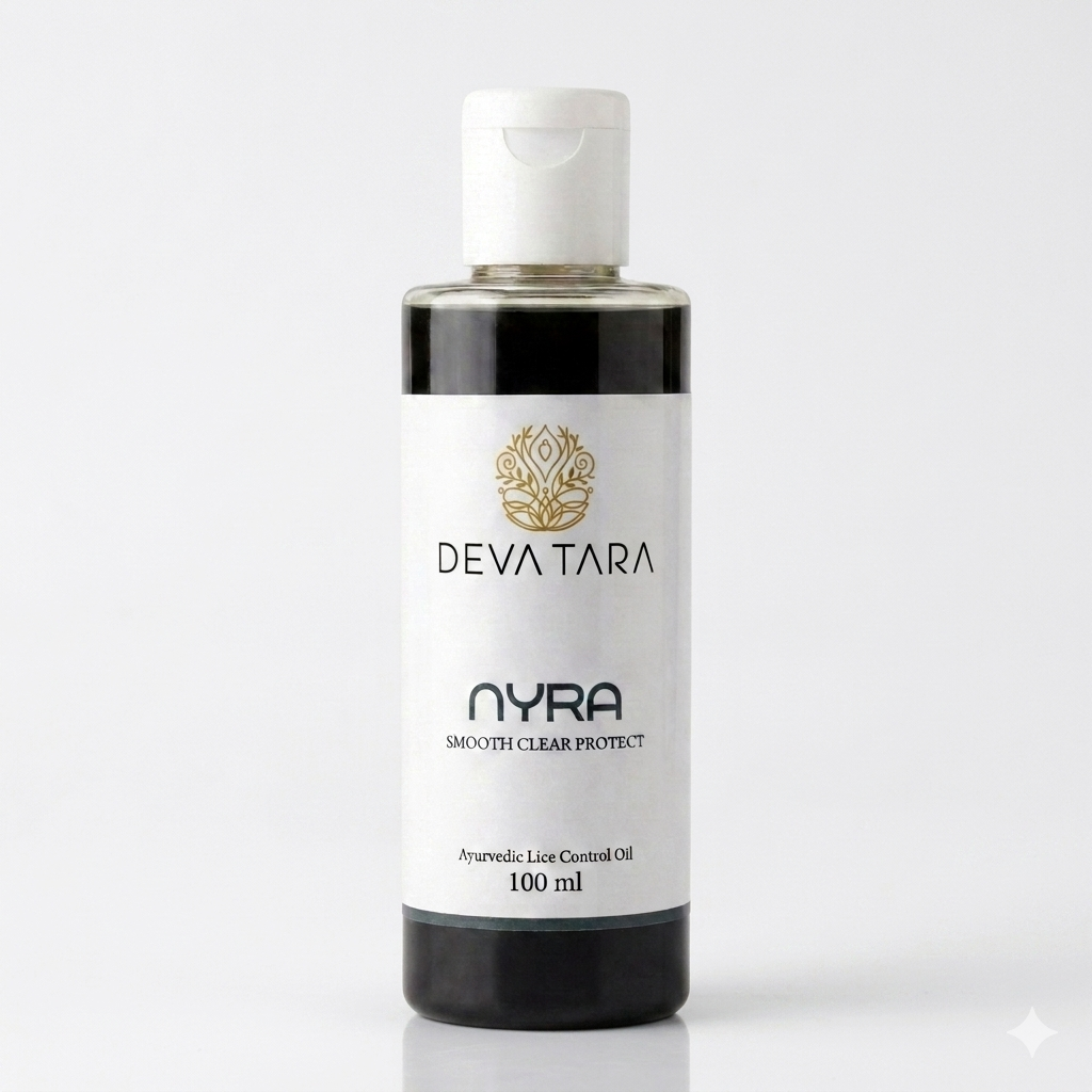 Nyra – Ayurvedic Lice Control Oil for Head Lice, Nits & Itchy Scalp | Chemical-Free (100ml)