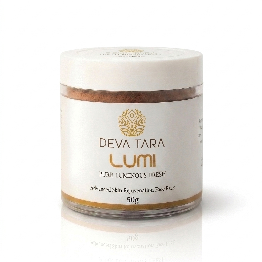 Lumi – Ayurvedic Brightening Face & Body Pack for Skin Glow, Tan Removal, Melasma & Anti-Ageing (50g)